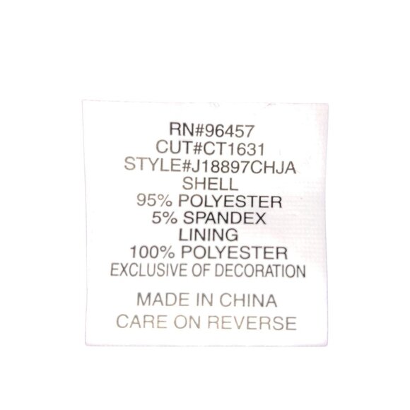 Eyeshadow Red Sequin Christmas Party Dress Womens XL Green Bow Present (Flaw) - Picture 6 of 7